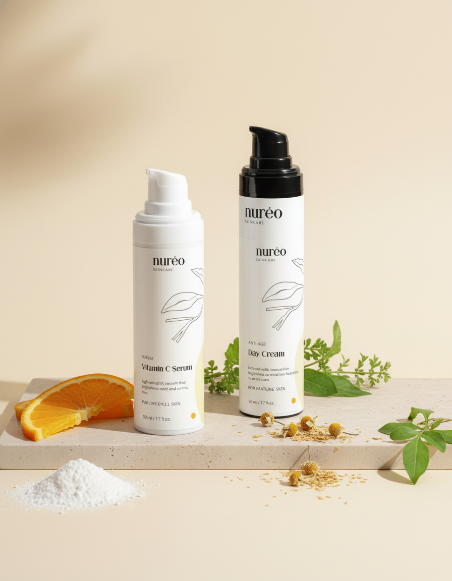 The Glow Duo — Serum + Cream - Nuréo