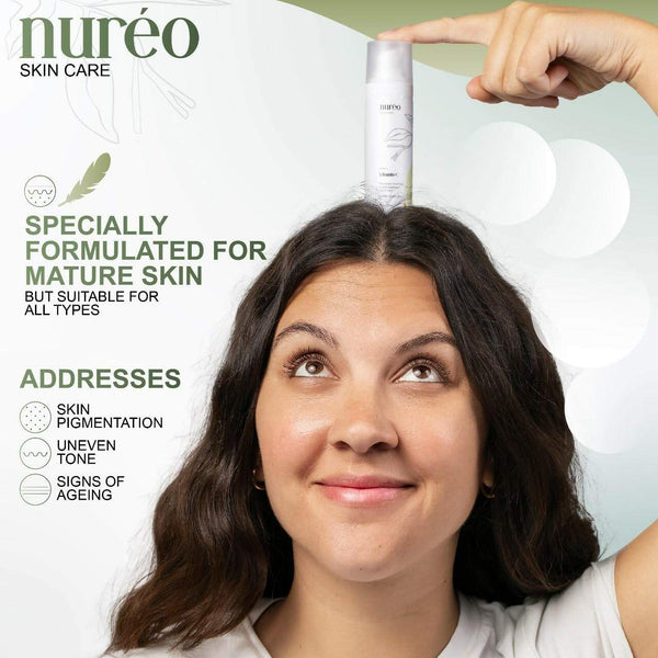 Radiant Boost Vitamin C Serum for brightening and skin protection with vegan, gluten-free formula.