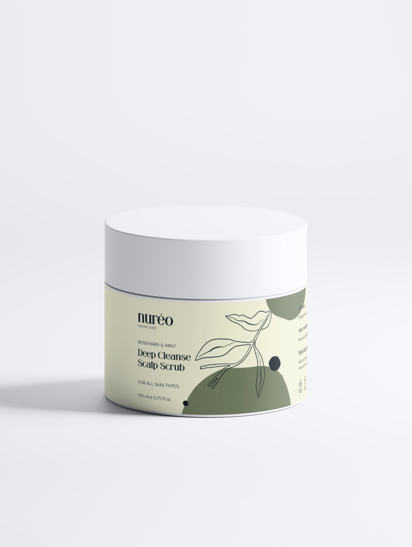 Deep Cleanse Scalp Scrub, Rosemary & Mint