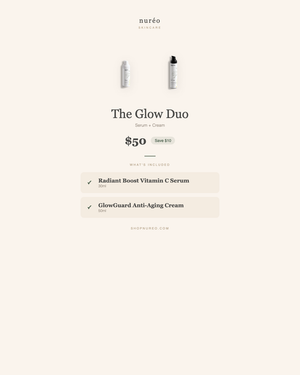 The Glow Duo | nuréo Serum + Cream Bundle