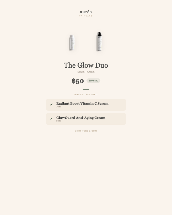 The Glow Duo | nuréo Serum + Cream Bundle