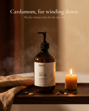 Cardamom, for winding down. The five minutes that lets the day end.