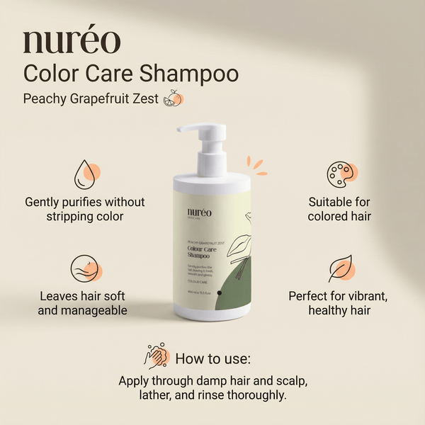 Colour Care Shampoo, Peachy Grapefruit Zest - Nuréo