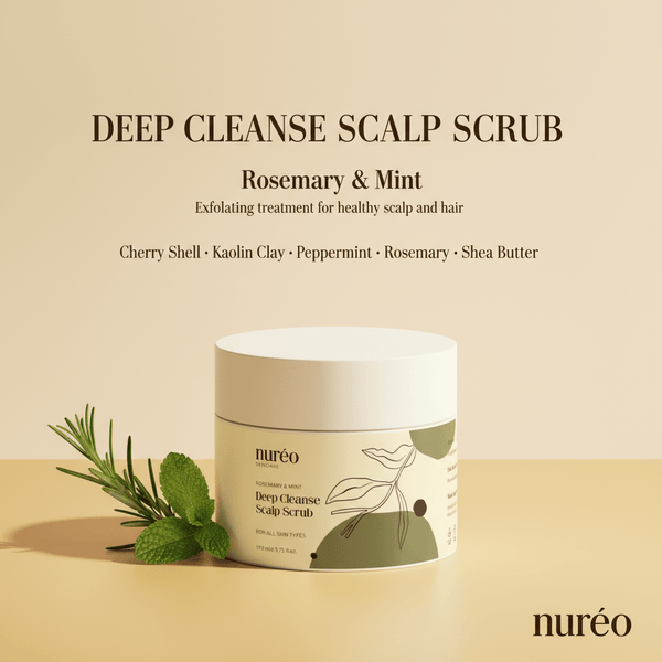 Deep Cleanse Scalp Scrub, Rosemary & Mint - Nuréo