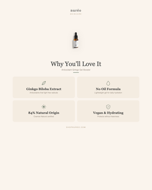 Antioxidant Ginkgo Gel Booster | nuréo