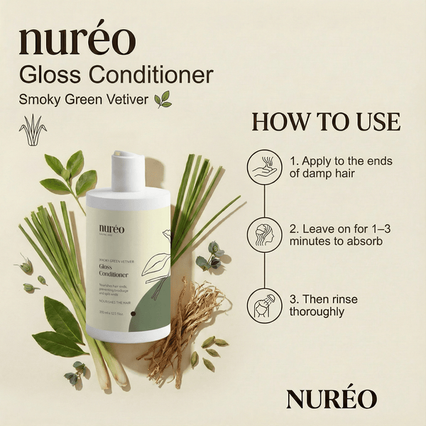 Gloss Conditioner, Smoky Green Vetiver - Nuréo