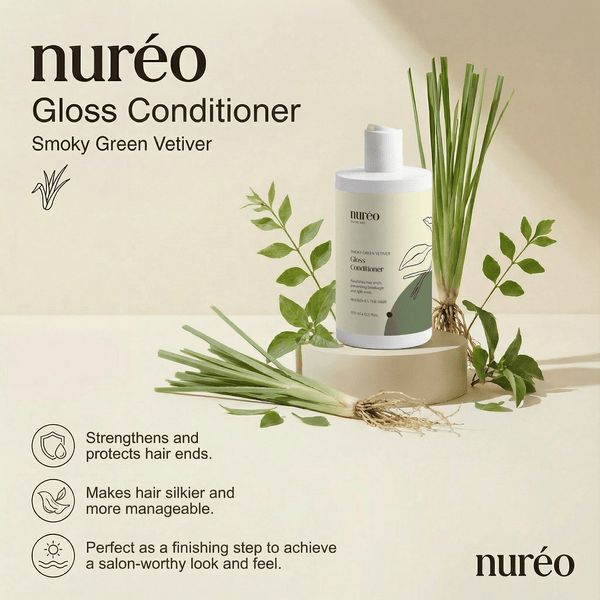 Gloss Conditioner, Smoky Green Vetiver - Nuréo