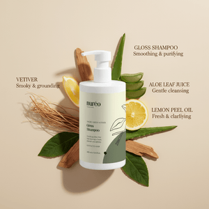Gloss Shampoo, Smoky Green Vetiver - Nuréo