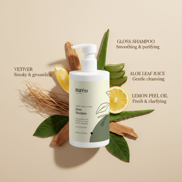 Gloss Shampoo, Smoky Green Vetiver - Nuréo