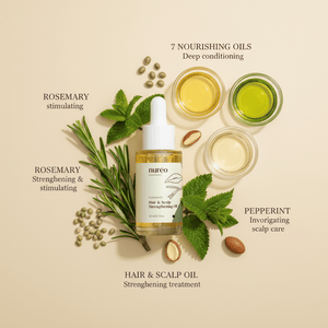 Rosemary Hair & Scalp Strengthening Oil - Nuréo
