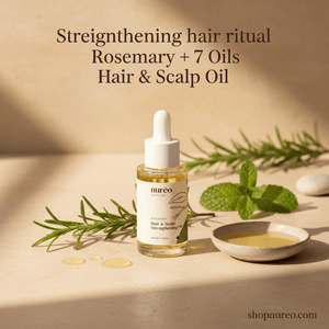 Rosemary Hair & Scalp Strengthening Oil - Nuréo
