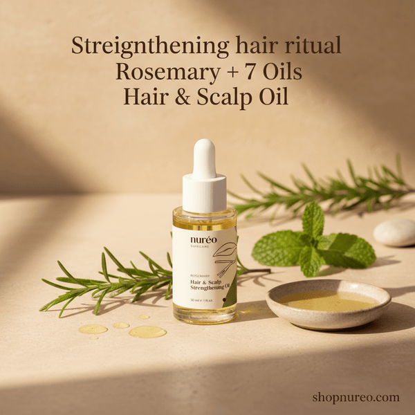 Rosemary Hair & Scalp Strengthening Oil - Nuréo