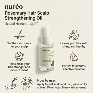 Rosemary Hair & Scalp Strengthening Oil - Nuréo