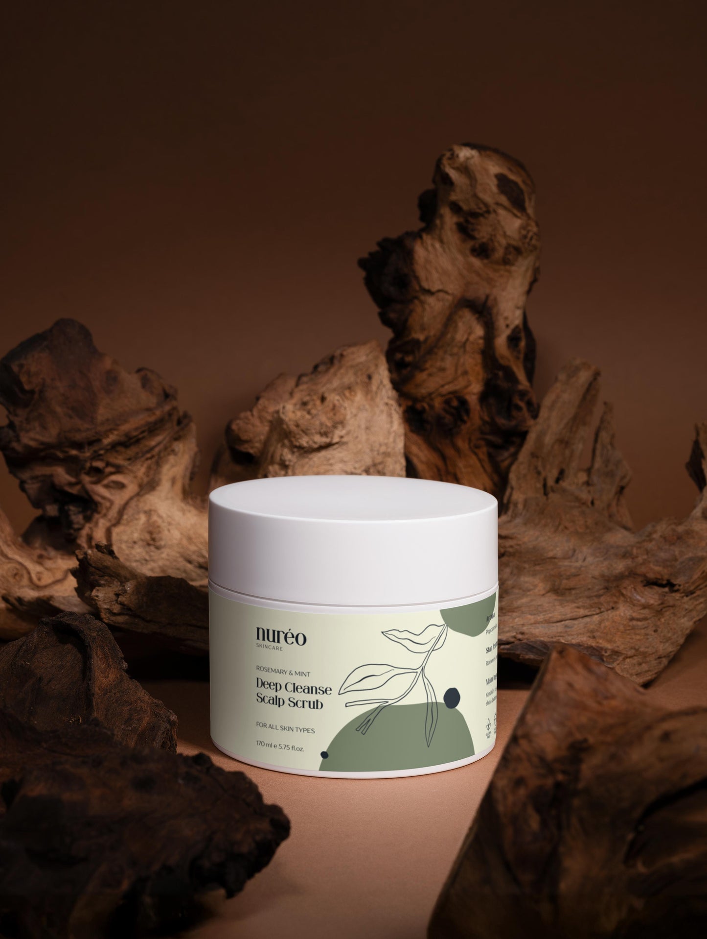 Deep Cleanse Scalp Scrub, Rosemary & Mint