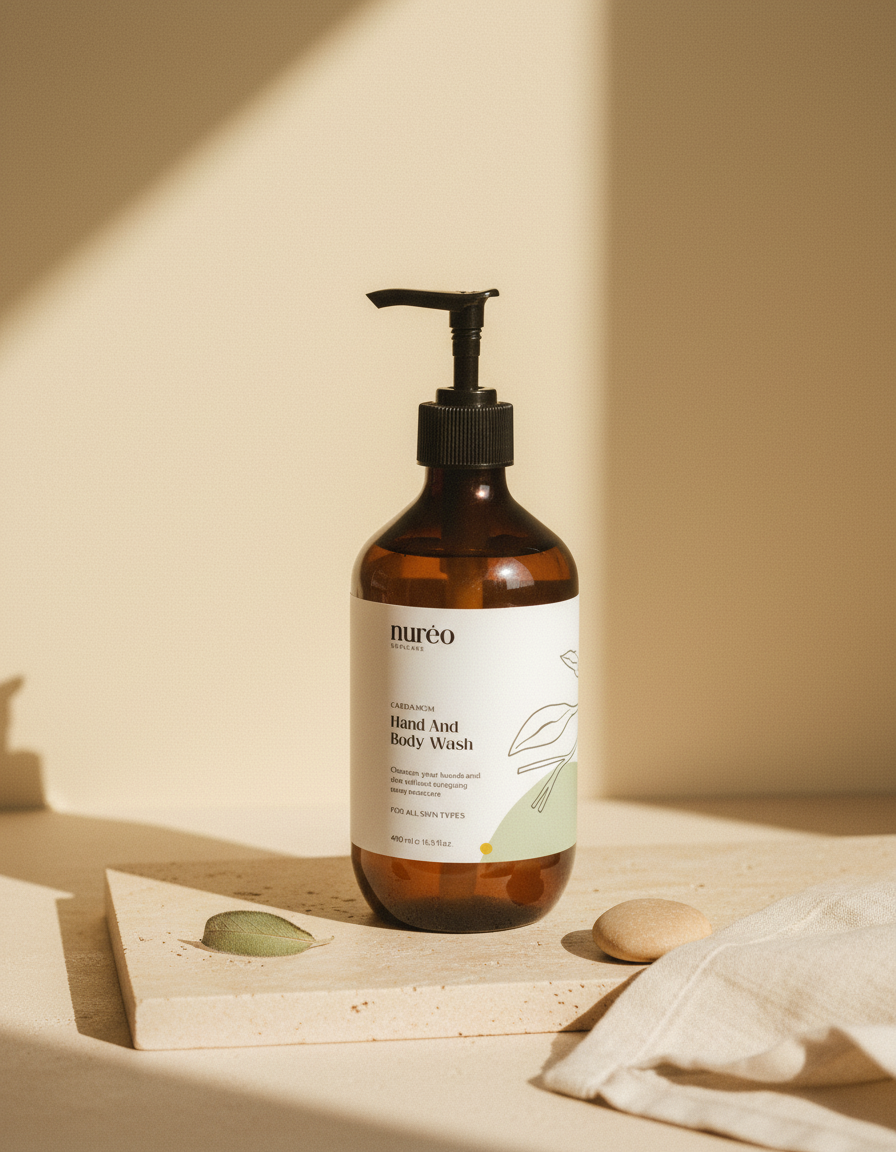 Cardamom Hand & Body Wash - Nuréo