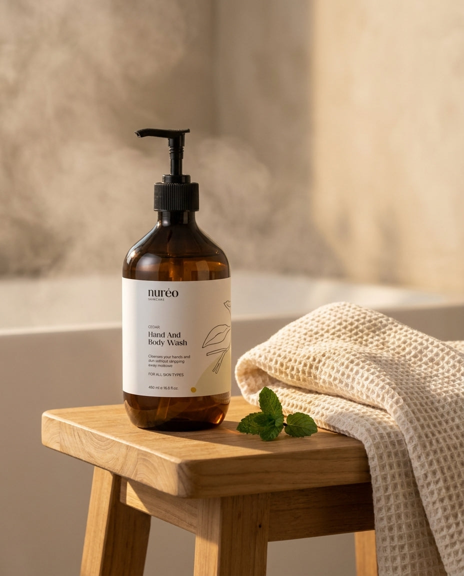 Wash the day off. — on skin